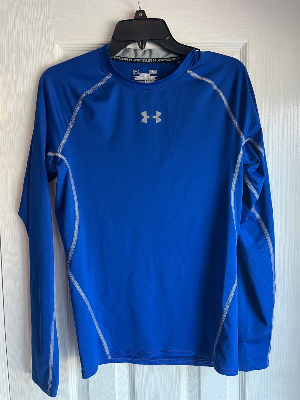 Under Armour Men’s Royal Blue Long-Sleeve Compression Shirt